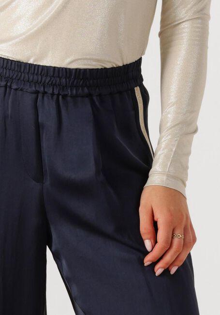 Dunkelblau SUMMUM Hose TROUSERS HEAVY SILKY TOUCH - large