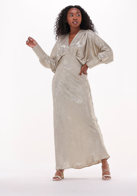 Goldfarbene NOTRE-V Maxikleid PARTY MAXI DRESS - large