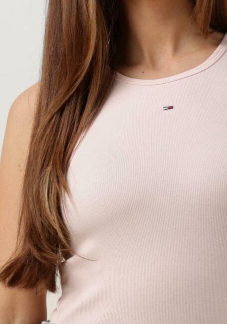 Hell-Pink TOMMY JEANS Top TJW ESSENTIAL RIB TANK - large