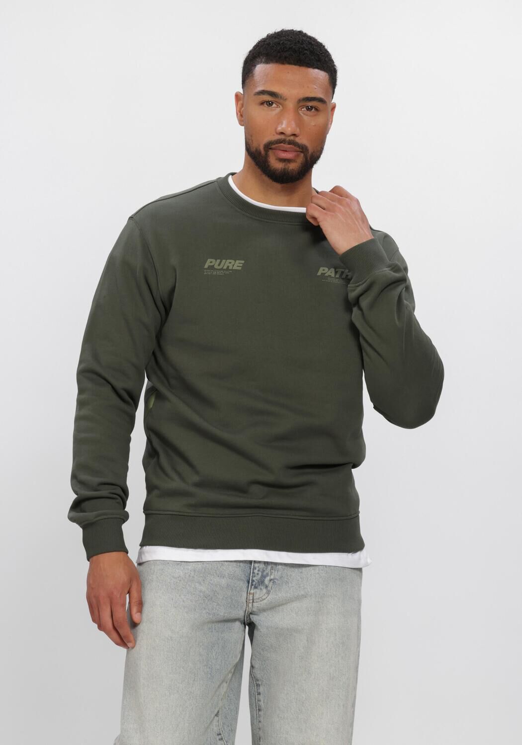 Gr&uuml;ne PURE PATH Sweatshirt PURE - large