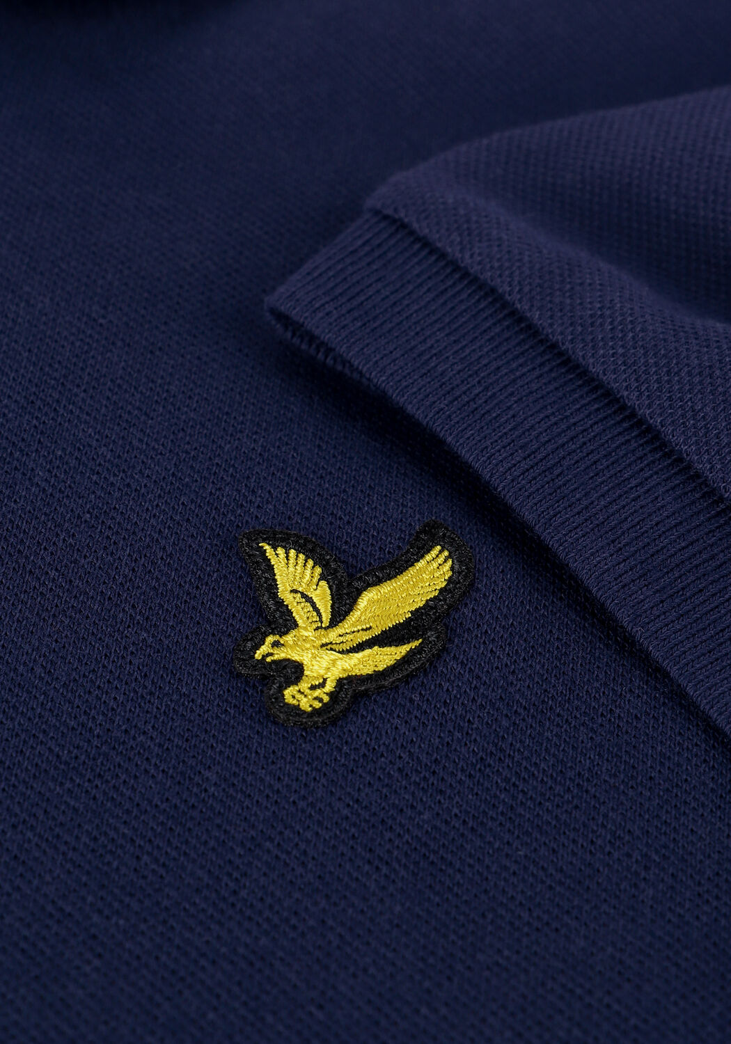Blaue LYLE & SCOTT Polo-Shirt PLAIN POLO SHIRT - large