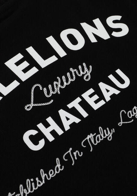 Schwarze MALELIONS T-shirt RELAXED KNITTED COLLAR T-SHIRT - large