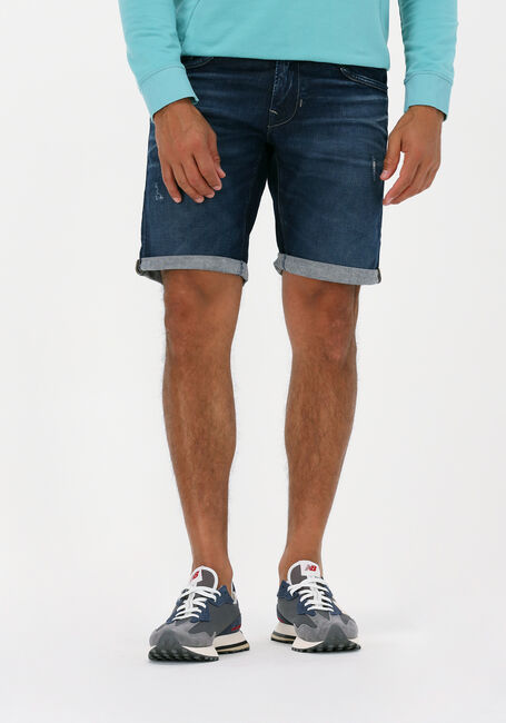 Dunkelblau PME LEGEND Kurze Hosen TAILWHEEL SHORTS DARK BLUE DESTROY - large