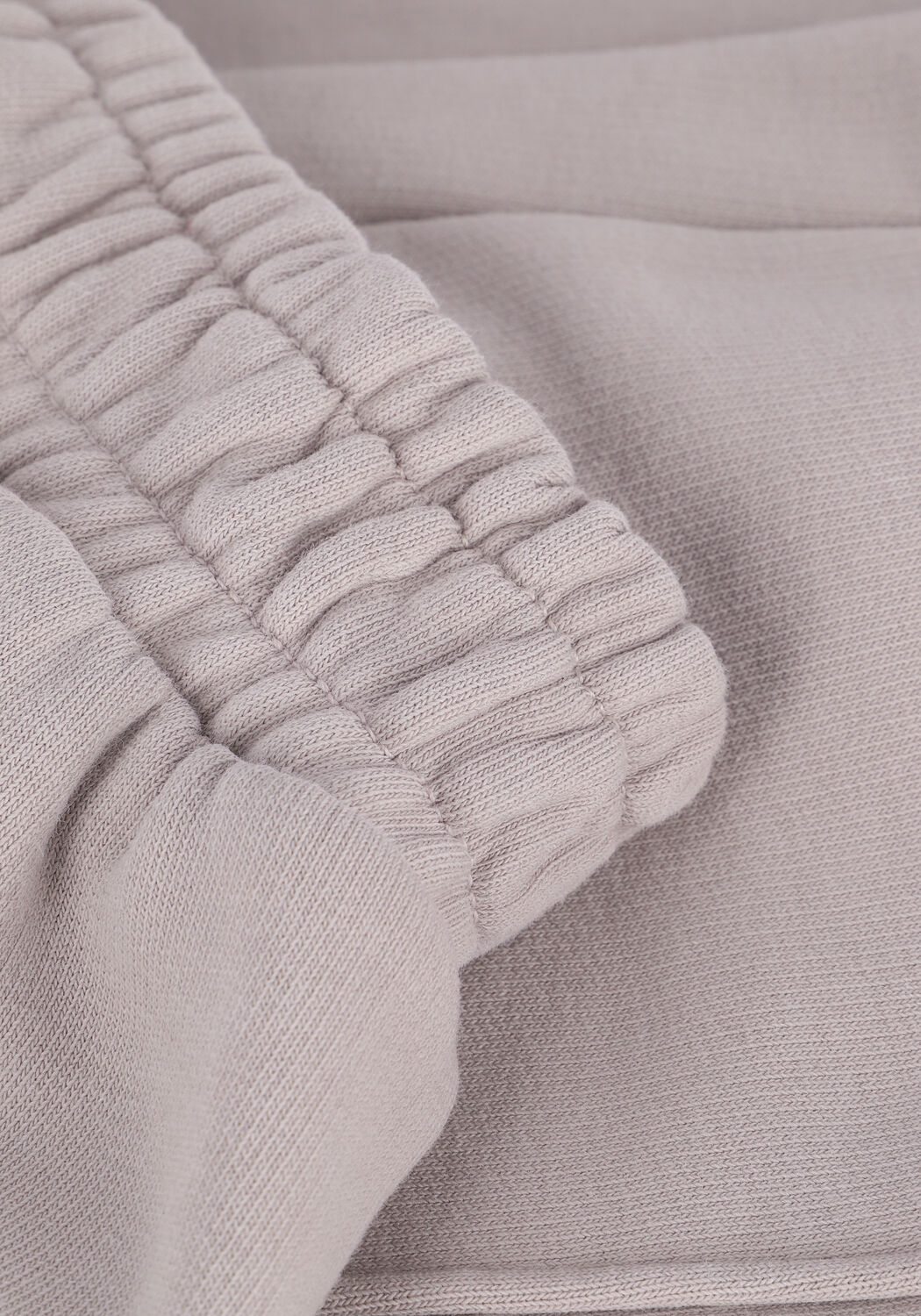 Beige COLOURFUL REBEL Jogginghose UNI LOGO BADGE PINTUCK PIGMENT DYE STRAIGHT SWEAT PANTS - large