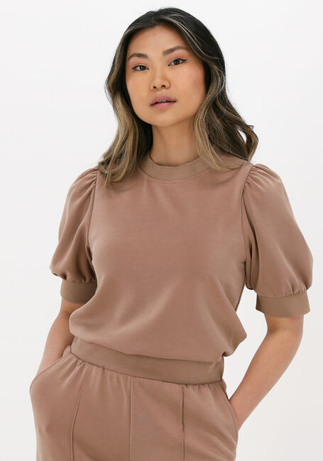 Beige Y.A.S. Sweatshirt YASCOMO SS SWEAT - large