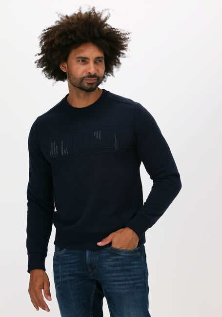 Dunkelblau PME LEGEND Sweatshirt LONG SLEEVE R-NECK BRUSHED SWE - large