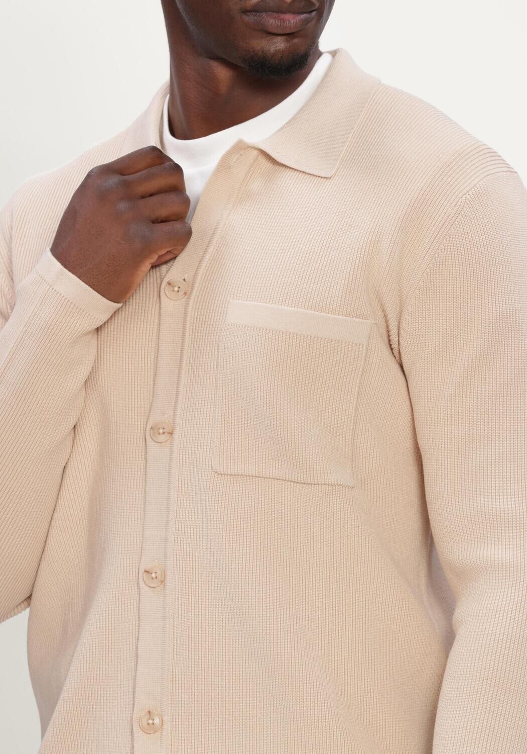 Beige MACE Pullover M-AUGUST - large