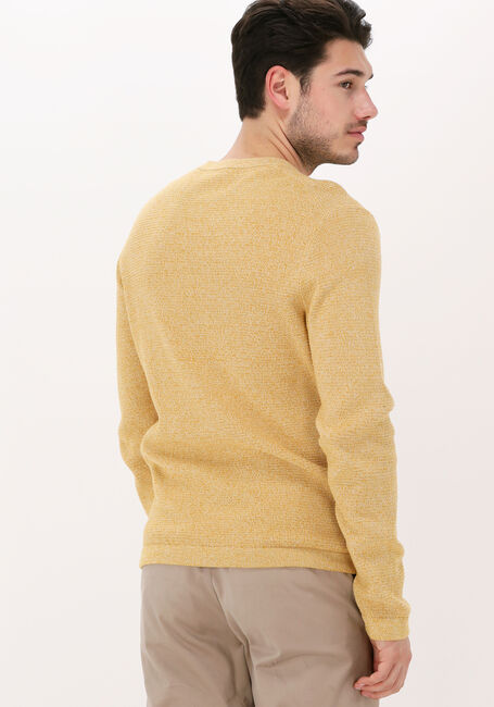 Gelbe SELECTED HOMME Pullover SLHROCKS LS KNIT CREW NECK G N - large