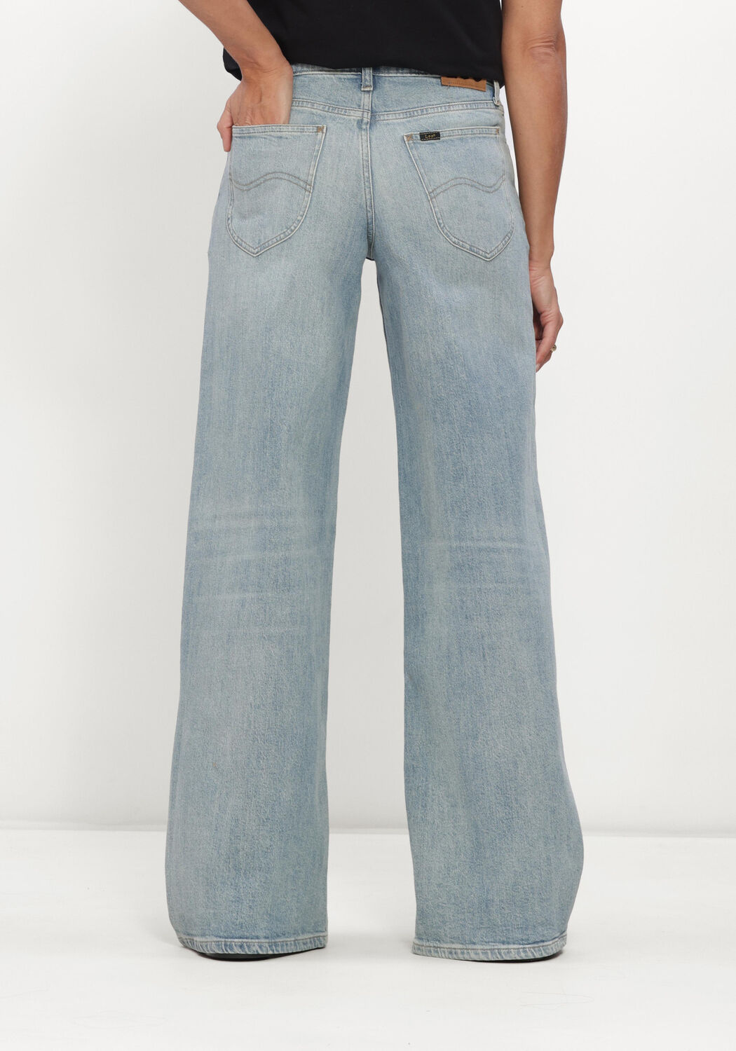 Hellblau LEE Wide jeans PLEATED JEAN - large