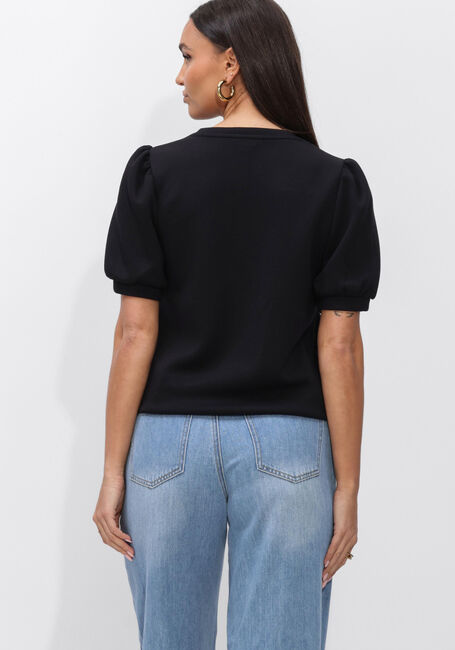 Schwarze OBJECT Top OBJANDREA S/S RE V-NECK TOP - large