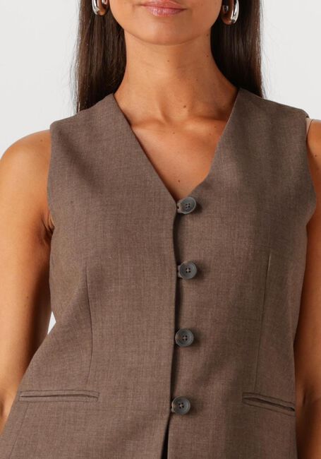 Braune MSCH COPENHAGEN Gilet MSCHROSINA MICHELLE WAISTCOAT - large