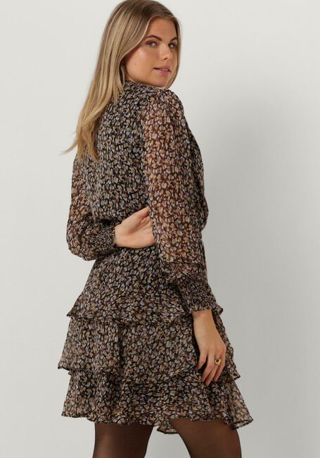 Schwarze NEO NOIR Minikleid DENNIE DISTRESS LEO DRESS - large