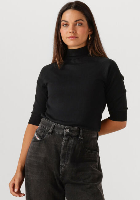 Schwarze WITHBLACK Rollkragenpullover WBLCASSANDRA 1/2 SLEEVE PULLOVER - large
