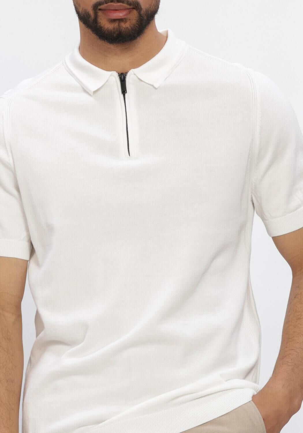 Wei&szlig;e SAINT STEVE Polo-Shirt JOACHIM - large