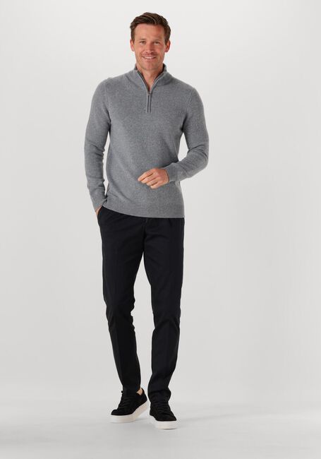 Graue PROFUOMO Pullover PULLOVER HALF ZIP WOOL BLEND - large