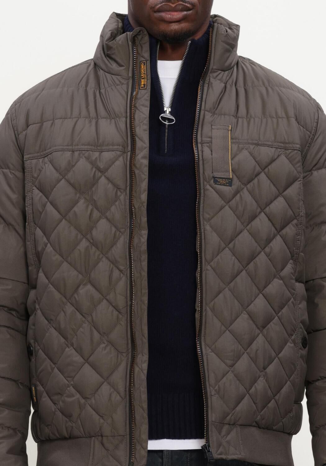 Gr&uuml;ne PME LEGEND Wattierte Jack FLIGHT JACKET CARGO GLIDER BRIGHTSTER - large