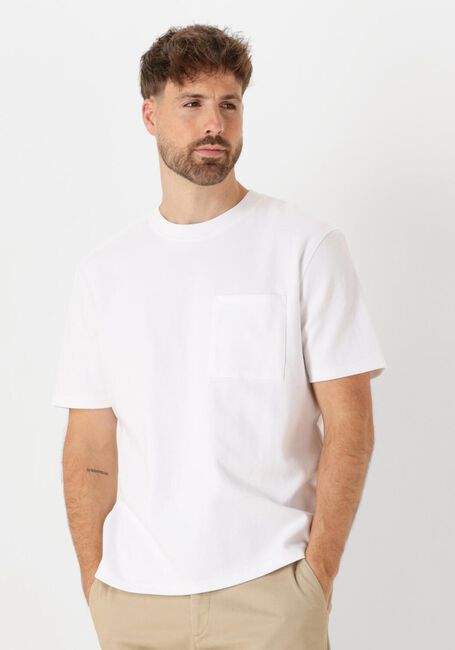 Weiße DSTREZZED T-shirt EBBE BOXY TEE - large