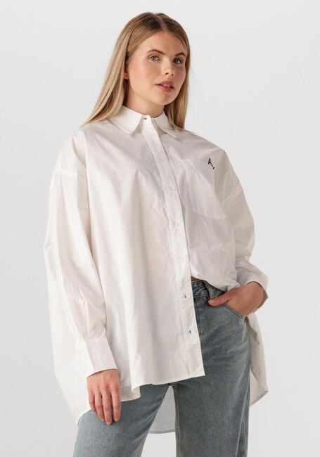 Weiße ALIX THE LABEL Blusen LADIES WOVEN OVERSIZED POPLIN BLOUSE - large