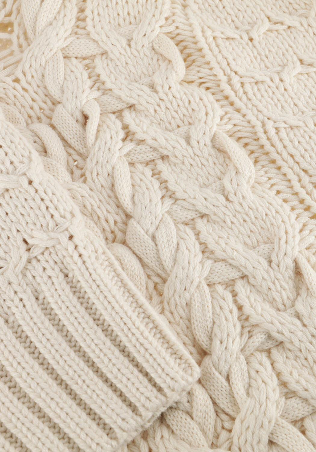 Creme Y.A.S. Pullover YASLUCCI LS KNIT PULLOVER - large