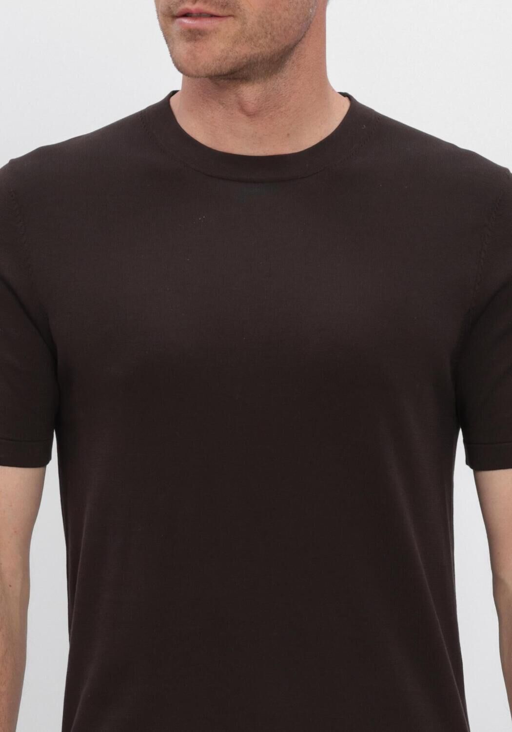 Braune PROFUOMO Polo-Shirt AERO EASE - large