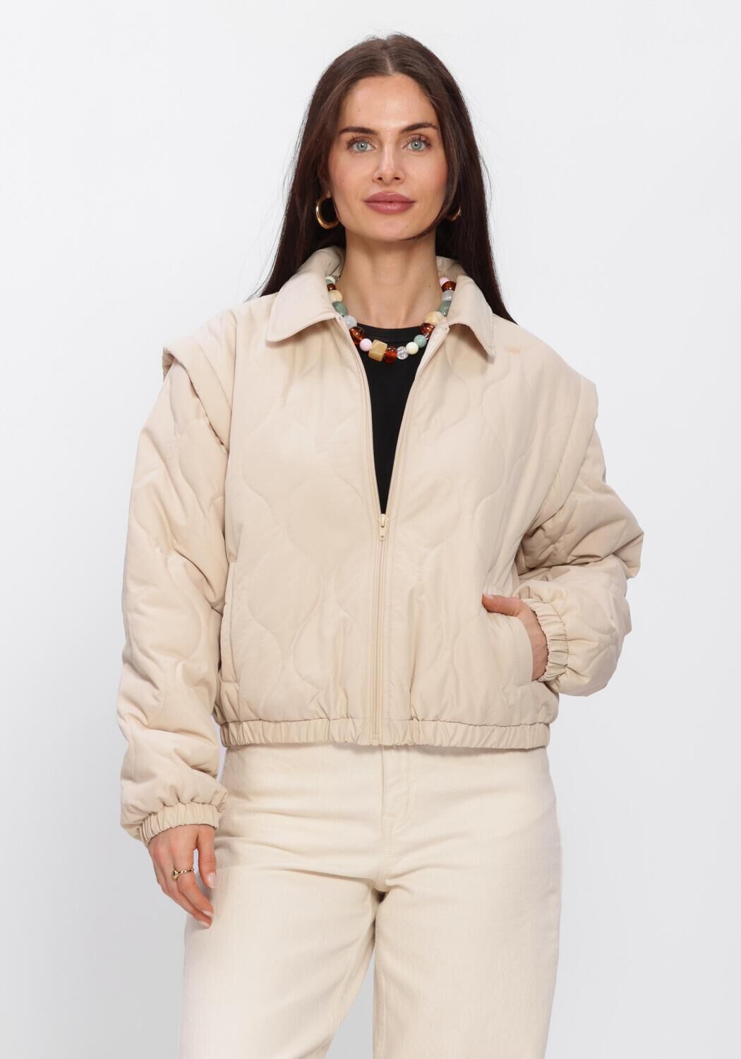 Beige YDENCE Jacken JACKET RAMONA - large