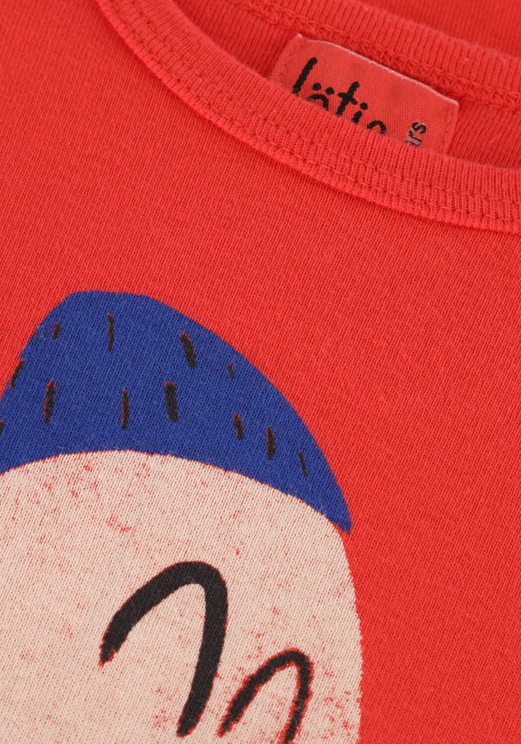 Rote L&Ouml;TIEKIDS T-shirt S25-190-25 - large