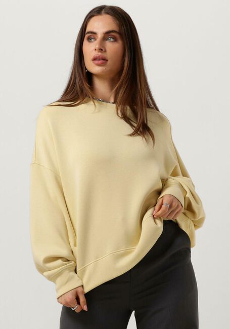 Gelbe MSCH COPENHAGEN Pullover MSCHDALVINA IMA Q SWEATSHIRT - large
