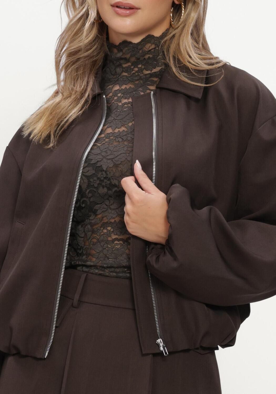 Braune NOTRE-V Blazer NV-INETTE - large