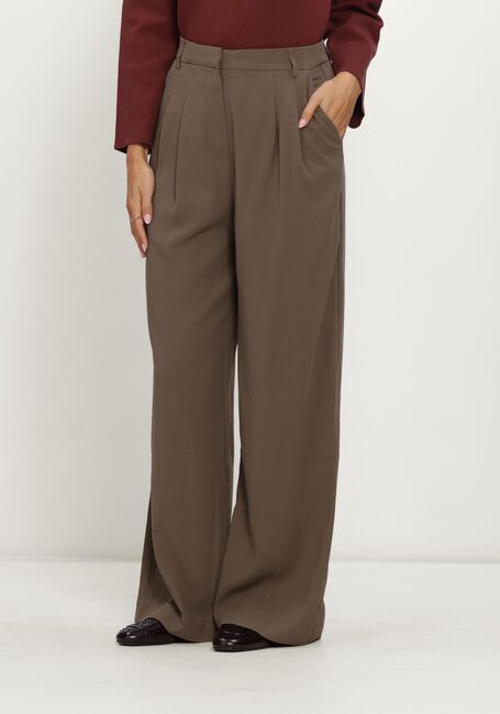 Khaki NEO NOIR Weite Hose ZOBA CREPE PANTS - large