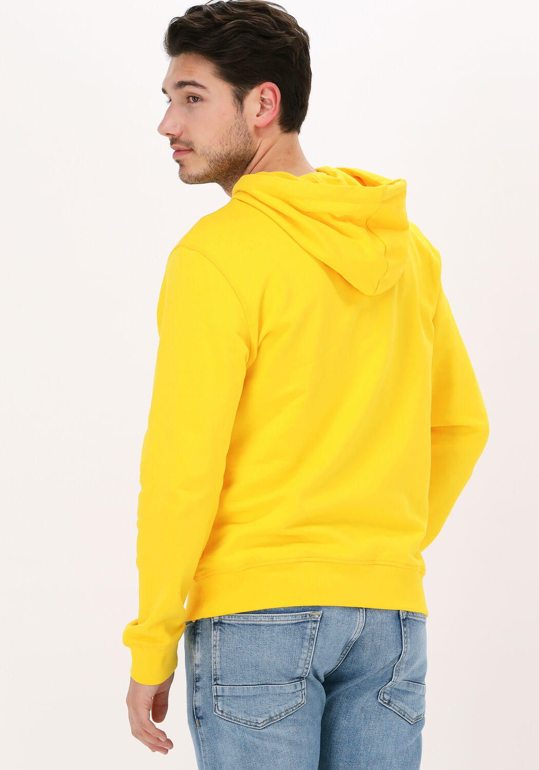 gelbe national geographic sweatshirt unisex hoody with big logo