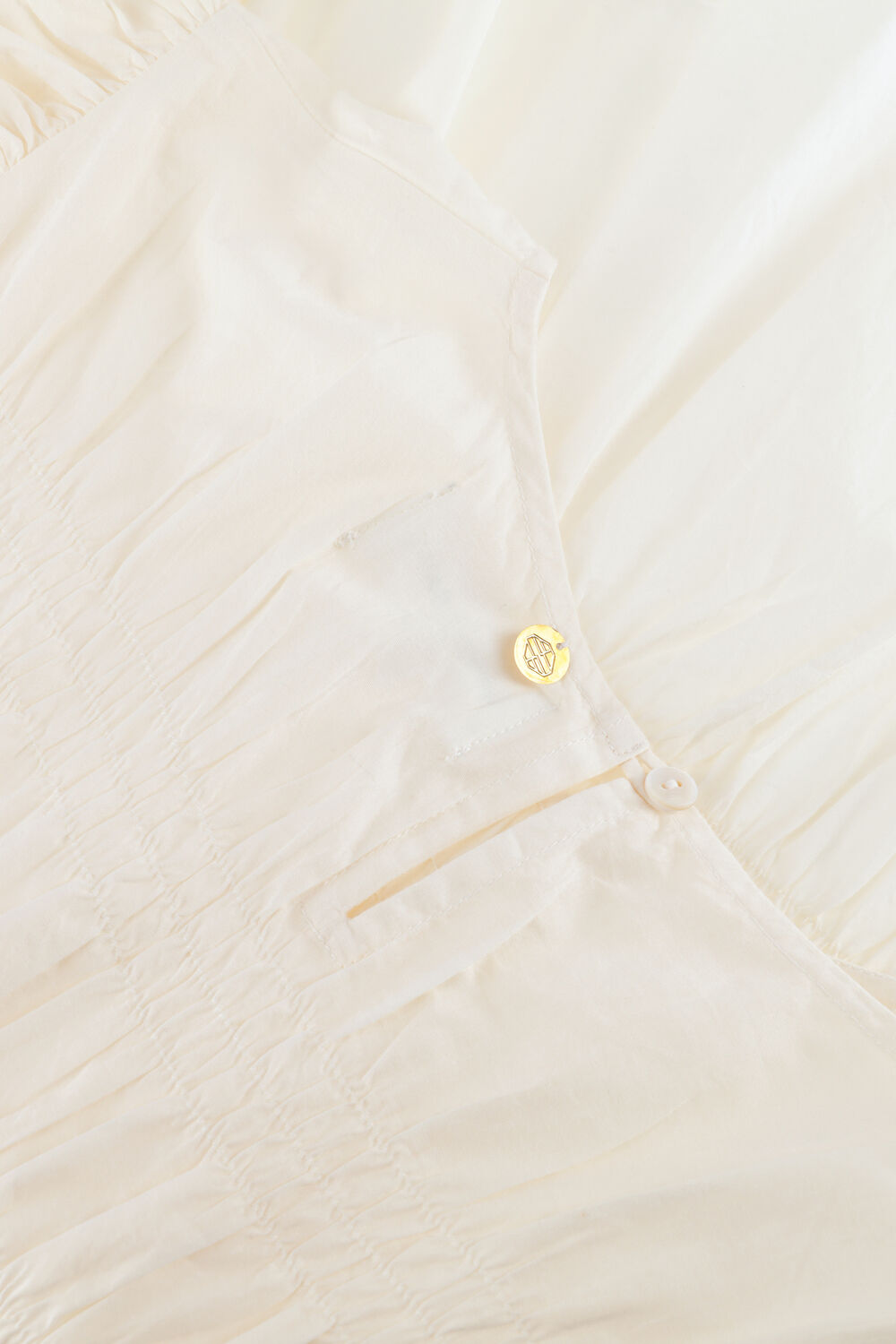 Nicht-gerade weiss ANTIK BATIK Top CAROLINE BLOUSE - large