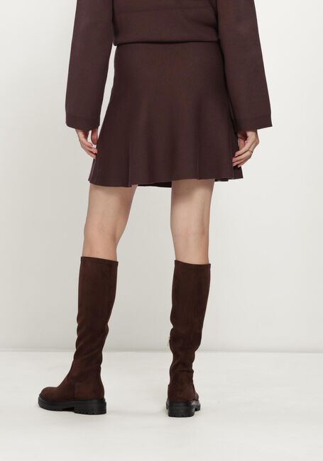 Braune OBJECT Minirock OBJREYNARD HW SHORT KNIT SKIRT - large