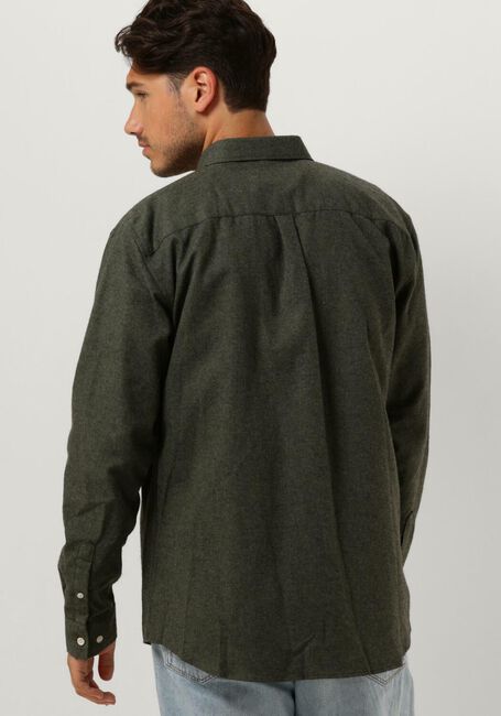 Grüne ANERKJENDT Casual-Oberhemd AKKONRAD MELANGE SHIRT - large