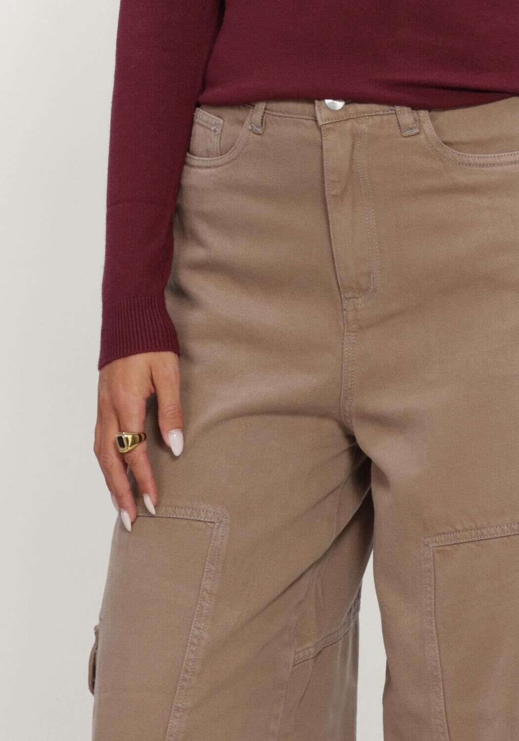Sand OBJECT Cargohosen OBJLULVA MW OS PANT 147 - large