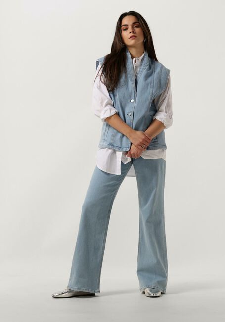 Blaue ANOTHER LABEL Wide jeans MOORE DENIM PANTS - large