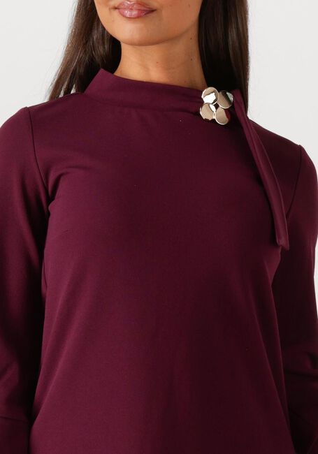 Bordeaux ANA ALCAZAR Minikleid DRESS NECK CLASP - large