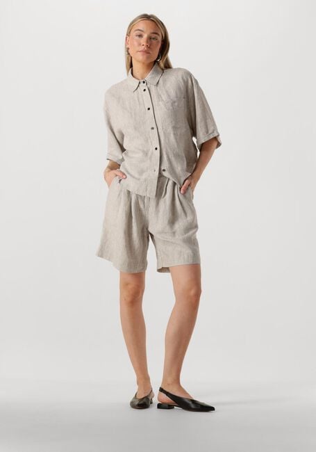 Graue WITHBLACK Blusen WBLWILLOW SS SHIRT - large