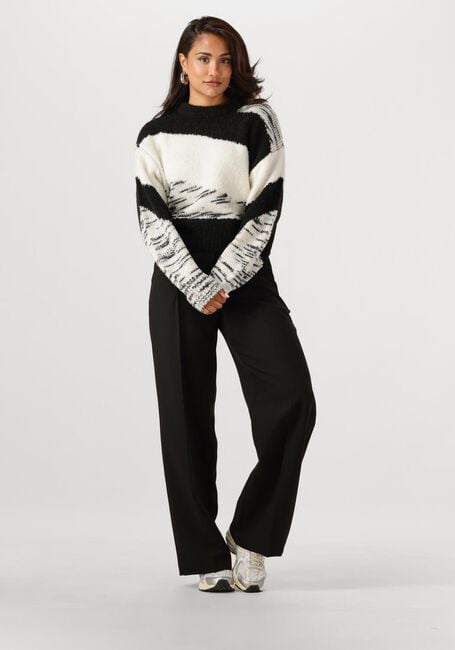 Schwarze ANOTHER LABEL Pullover BRISSA KNITTED PULL L/S - large