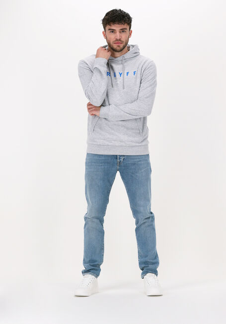 Hellgrau CRUYFF Sweatshirt AITOR HOODIE - BRUSH BACK FLEECE - large