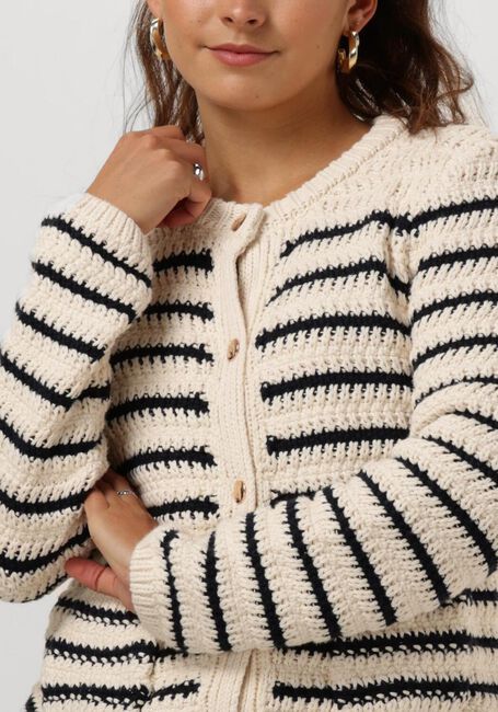 Blaue NEO NOIR Strickjacke PAULA KNIT CARDIGAN - large