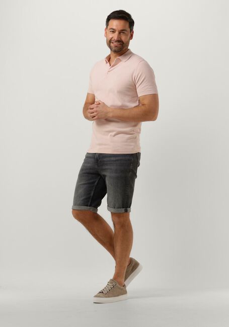 Hell-Pink DSTREZZED Polo-Shirt POLO S/S COTTON KNIT - large
