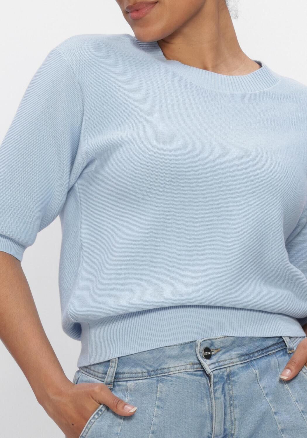 Blaue NUKUS Pullover NINA PULLOVER - large