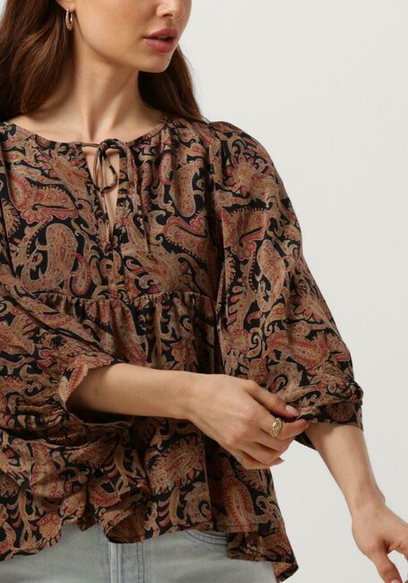 Orangene SISSEL EDELBO Blusen ANGELINA SILK TOP - large