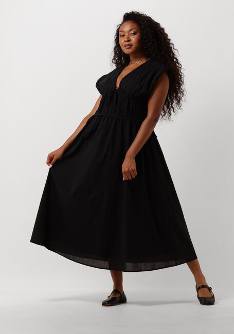 Schwarze MODSTRÖM Midikleid INDIAMD DRESS - large