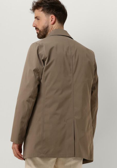 Taupe PROFUOMO Regenjacke OUTERW MGNT CLSR LONG - large