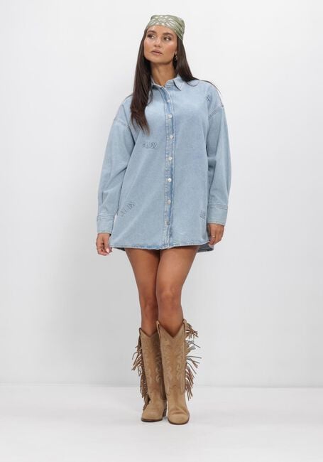 Hellblau ALIX THE LABEL Blusen LADIES WOVEN ALIX DENIM BLOUSE - large