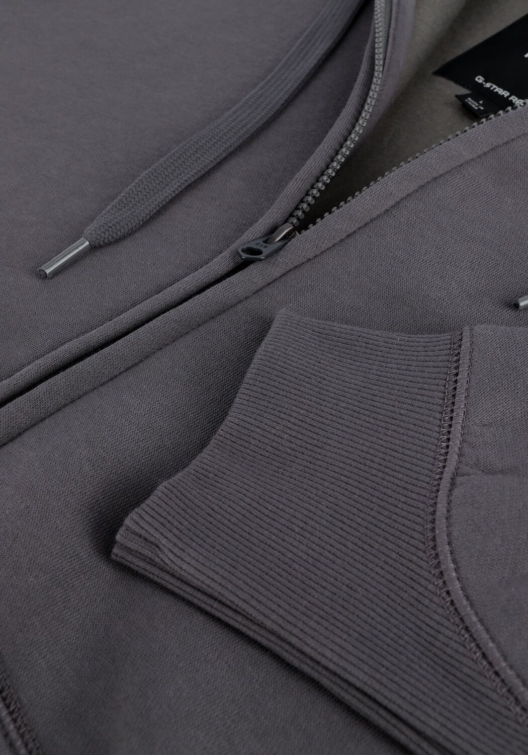 Graue G-STAR RAW Strickjacke PREMIUM CORE HDD ZIP SW L/S - large