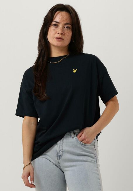 Dunkelblau LYLE & SCOTT T-shirt OVERSIZED T-SHIRT - large