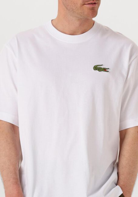 Weiße LACOSTE T-shirt COTTON T-SHIRT - large