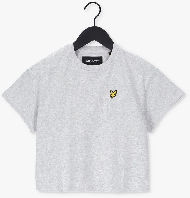Hellgrau LYLE & SCOTT T-shirt CROPPED T-SHIRT - large